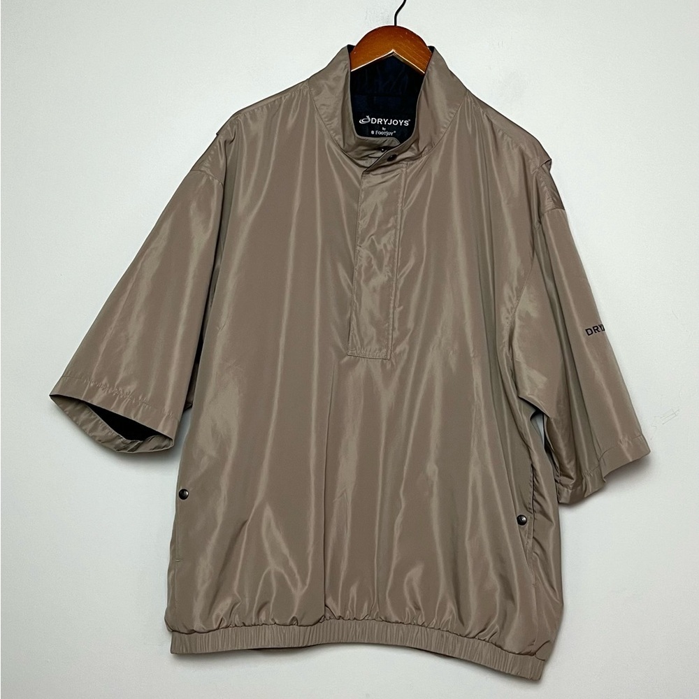 DryJoys By FootJoy Short Sleeve 1/4 Zip Golf Pullover Jacket XL